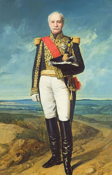 Achille (1795-1878) Count Baraguay d Hilliers, 1857 (oil on canvas)
