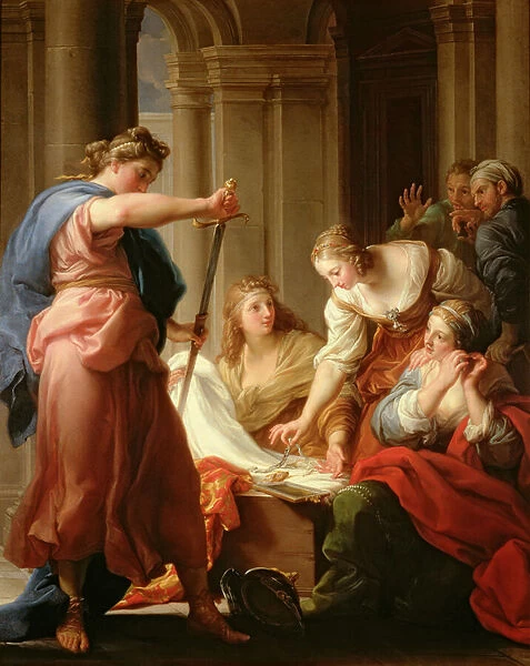 Achilles at the Court of King Lycomedes with his Daughters, 1746 (oil on canvas)