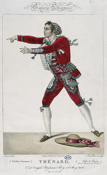 The Actor Thenard in the Role of Figaro in The Barber of Seville