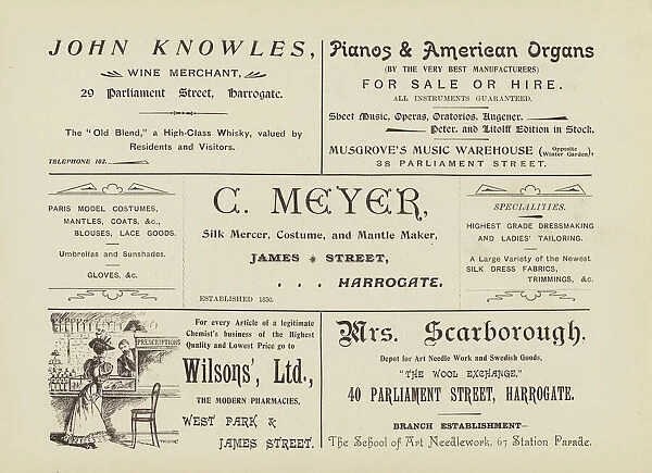 Advertisement, c 1900 (litho)