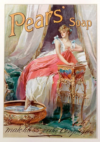 Advertisement for Pears Soap, 1898 (colour litho)