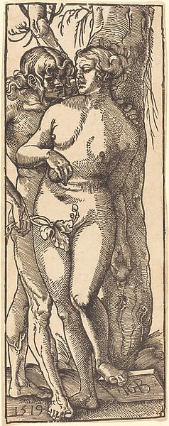 Adam and Eve, 1519 (woodcut)