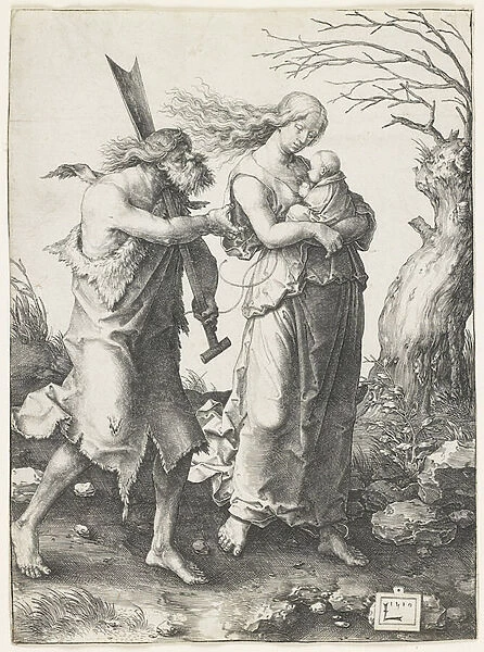 Adam and Eve after Their Expulsion from Paradise, 1510