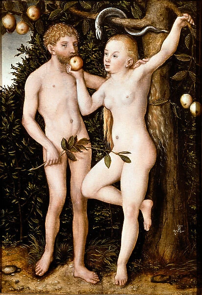 Adam and Eve (Painting, 1538)