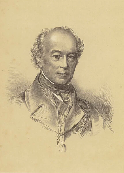 Admiral of the Fleet Sir Thomas Byam Martin, 1849 (litho)