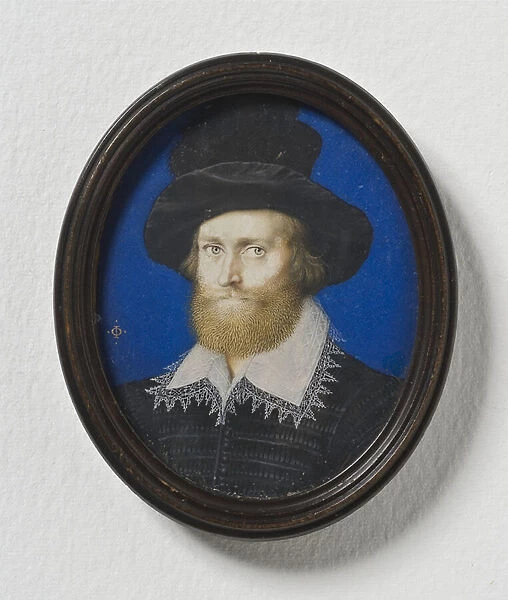 Admiral George Clifford, 3rd Earl of Cumberland, c. 1600 (w  /  c on parchment)
