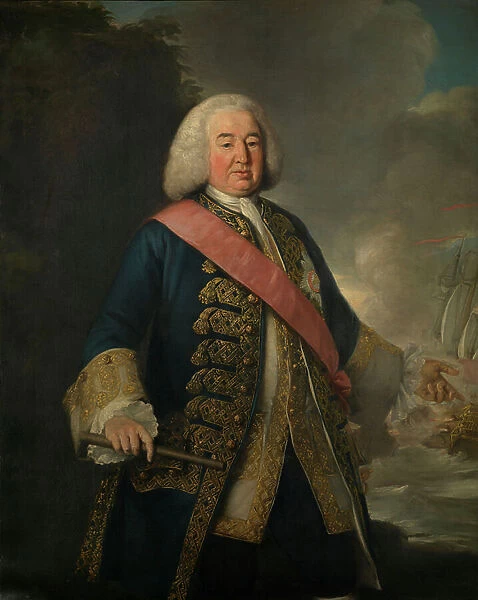 Admiral Sir William Rowley (circa 1690-1768), 18th century (oil on canvas)