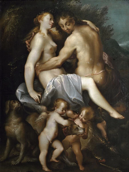 Adonis and Venus (Painting, after 1603)