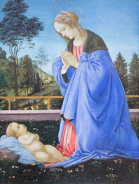 Adoration of the Child, 1478-80 circa, (tempera on panel)