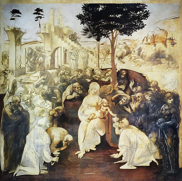 The adoration of the Magi, 1481 (oil on panel)