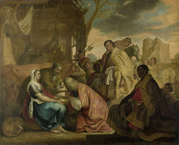 The adoration of the Magi, 1646 (oil on canvas)