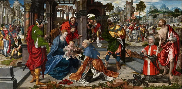 The Adoration of the Magi with the Donor Philippe de Villiers de l Isle-Adam, c