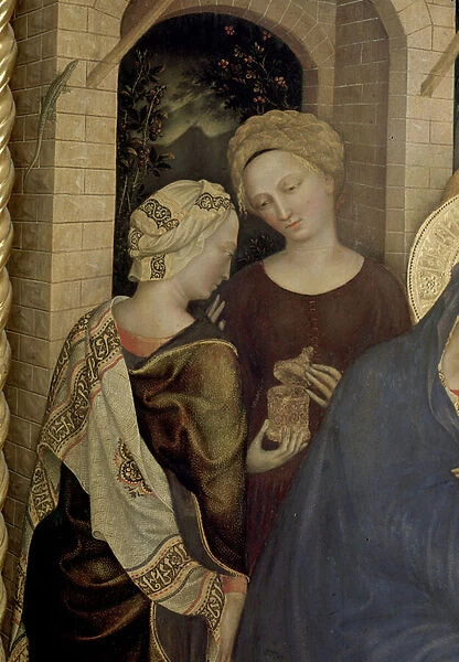 Adoration of the Magi. Detail (Painting, 1423)
