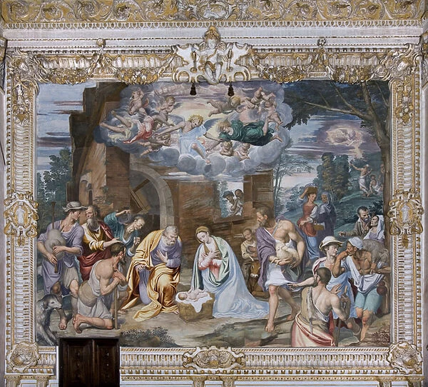 Adoration of the Shepherds, 1578-82 (fresco)