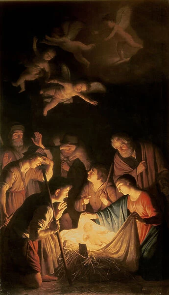 Adoration of the Shepherds, 1617 (oil on canvas)