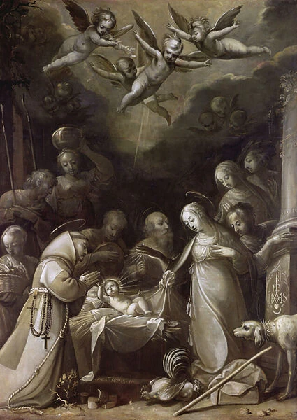 Adoration of the Shepherds, 1636 (oil on canvas)