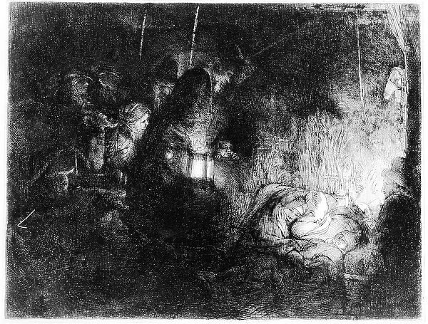 The Adoration of the Shepherds, c. 1652 (etching)