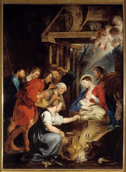 The Adoration of the Shepherds Painting by Pierre Paul (Pierre-Paul