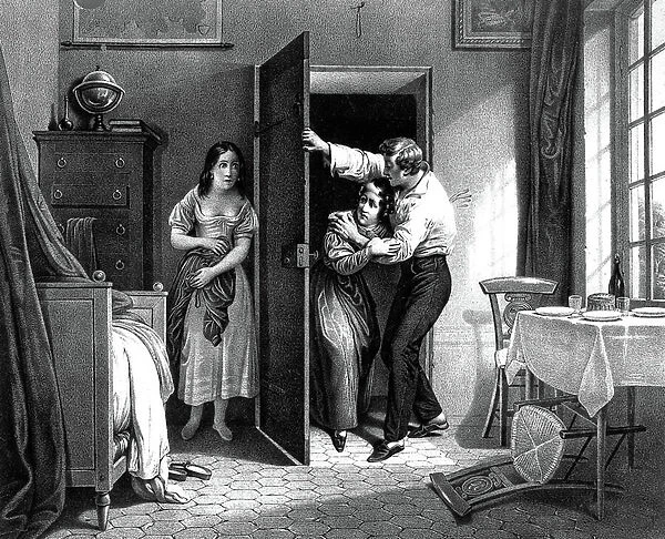 Adultery, c. 1830 (engraving)