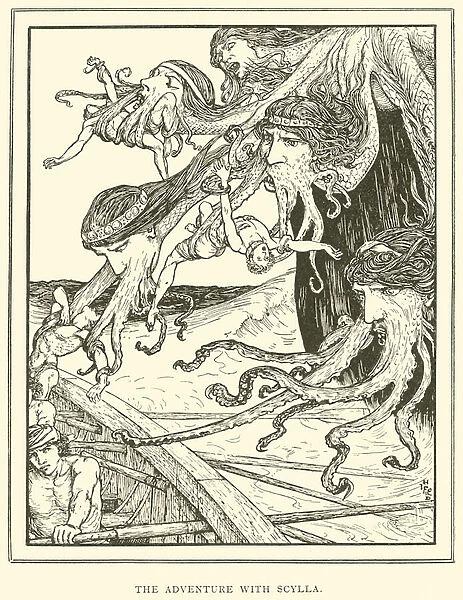 The Adventure with Scylla (engraving)