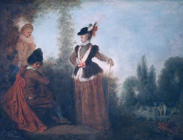 The Adventuress, c. 1712 (oil on canvas)