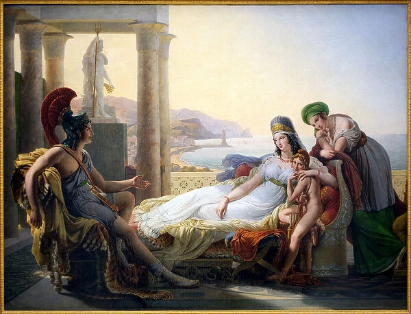 Aeneas Telling Dido the Misfortunes of Troy, 1819 (oil on canvas)