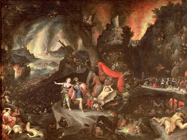 Aeneas in the underworld, c. 1630 (oil on copper)
