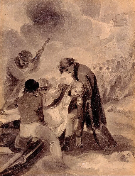 Affair of Teneriffe, 1808 (w  /  c on paper)