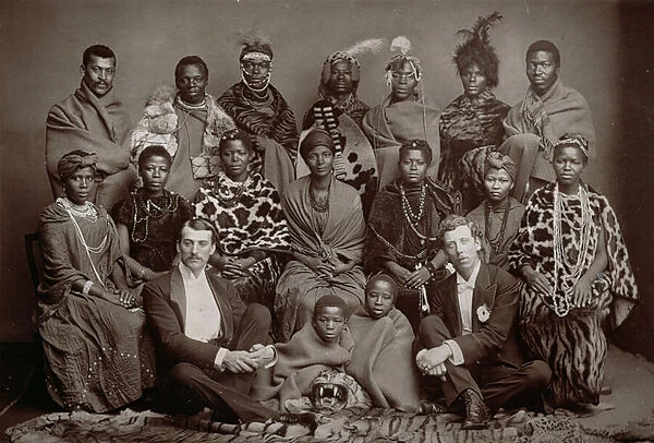 The African Native Choir, 1891 (woodburytype)