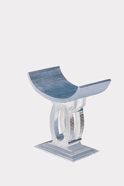 Africanist curule stool, c. 1920-25 (beech)
