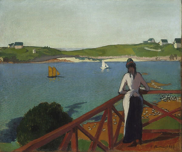 Afternoon at Saint-Briac, 1887 (oil on canvas)