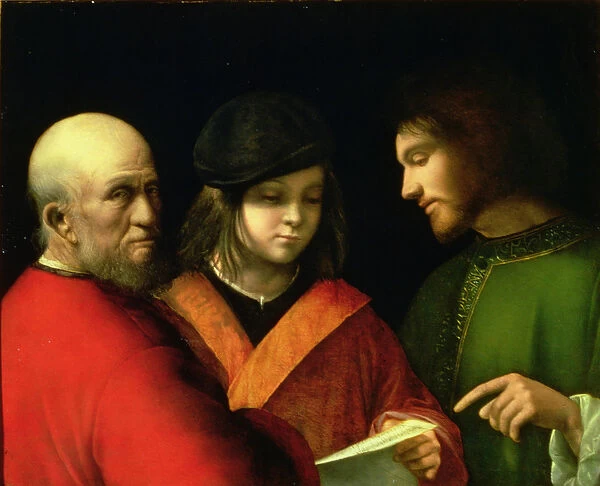 The Three Ages of Man, c. 1500-01 (panel)
