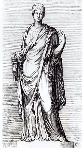 Agrippina, c. 1653 (etching) (b  /  w photo)