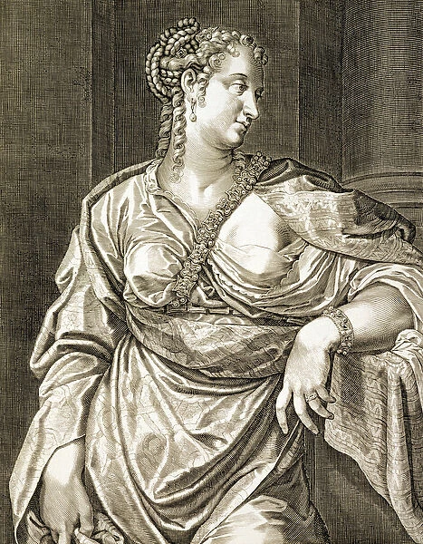 Agrippina wife of Tiberius (engraving)