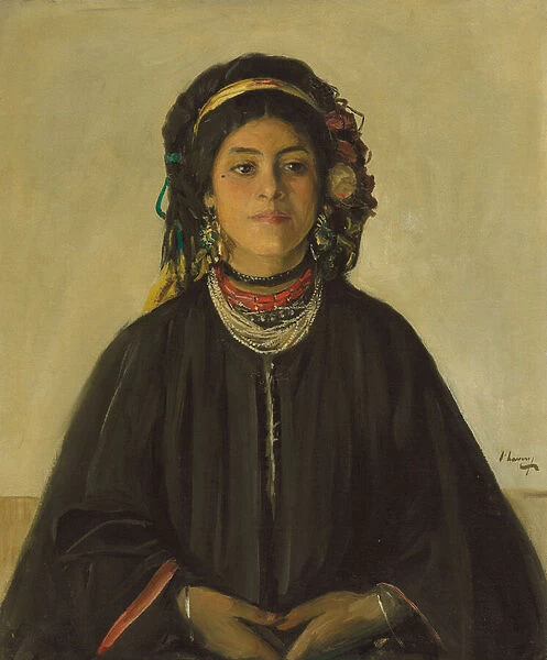 Aida, a Moorish Maid, (oil on cavas)