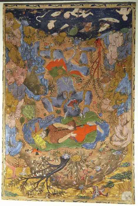 Framed Print : Akvan and Rustam Framed Print : Akvan and Rustam