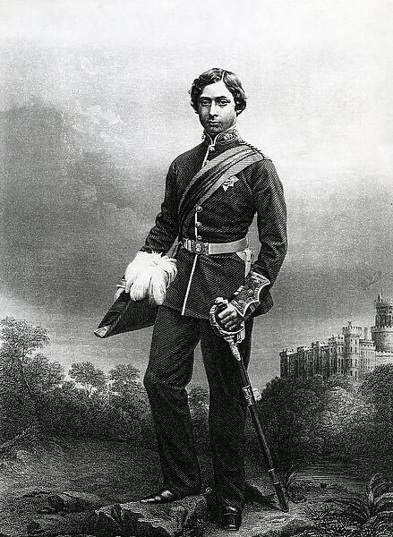 Albert Edward, Prince of Wales, engraved by D