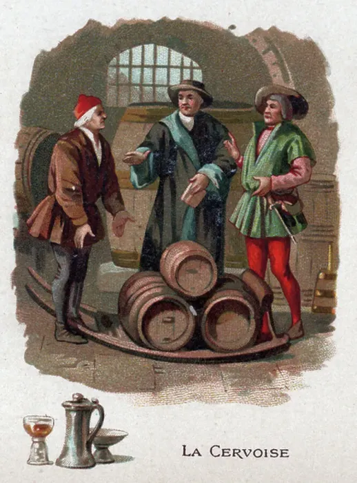 Framed Print : The ale, c.1910 (print)