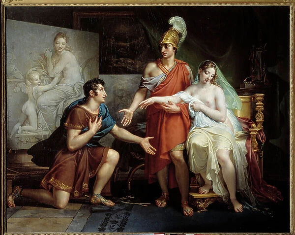 Alexander the Great giving Campaspe to Apelles, 1822 (oil on canvas)