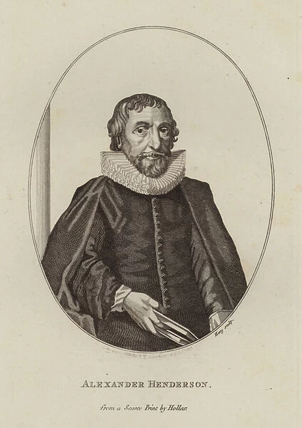 Alexander Henderson, Scottish theologian and politician (engraving)
