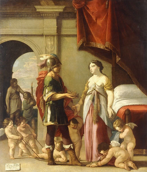 Alexander and Roxana, 1635 (oil on canvas)