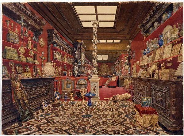 Alexandre Basilewsky - The Gallery of Alexander Basilewsky residence in Paris par
