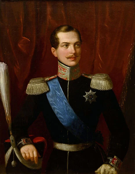 Alexandre II (empereur de Russie) - Portrait of the Crown prince Alexander Nikolayevich