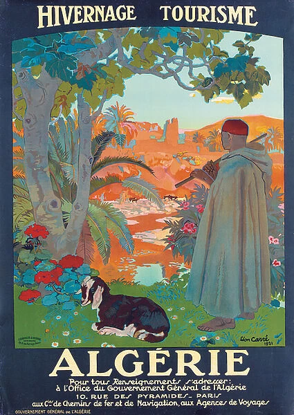 Algerie, 1921 (colour litho)