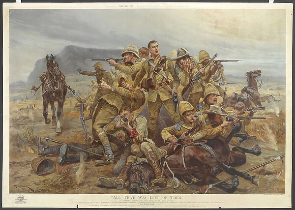 All that was left of them, 17th Lancers near Modderfontein