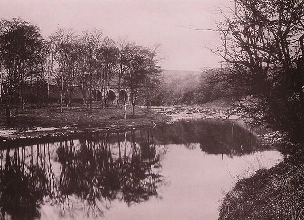 On the Allan Water, at Dunblane (b  /  w photo)
