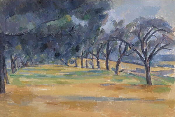 The Allee at Marines, 1898 (oil on canvas)