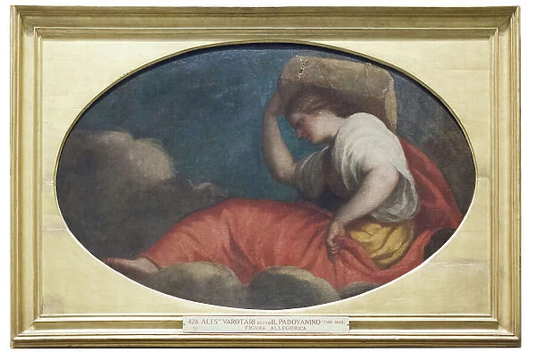 Allegorical figure (oil on canvas)