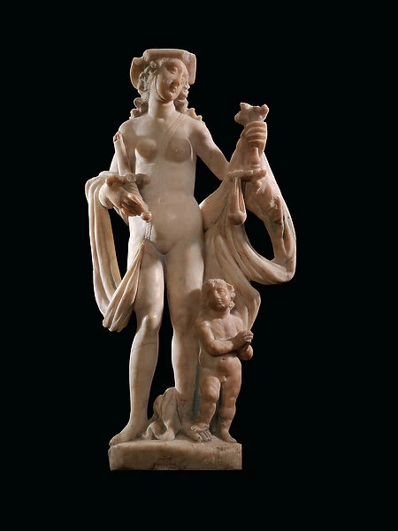 An allegorical group depicting Justice, second half 17th century (alabaster)