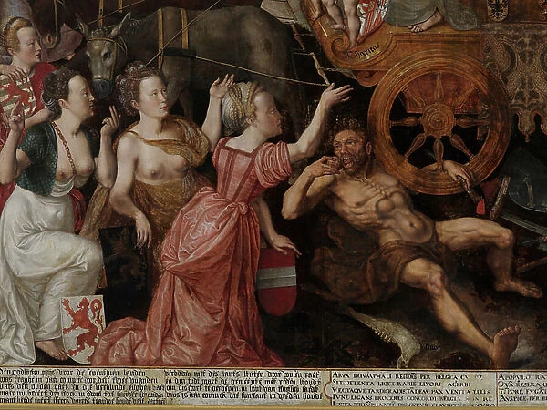 Detail of Allegory of the 1577 Peace in the Low Countries, 1577 (oil on panel)